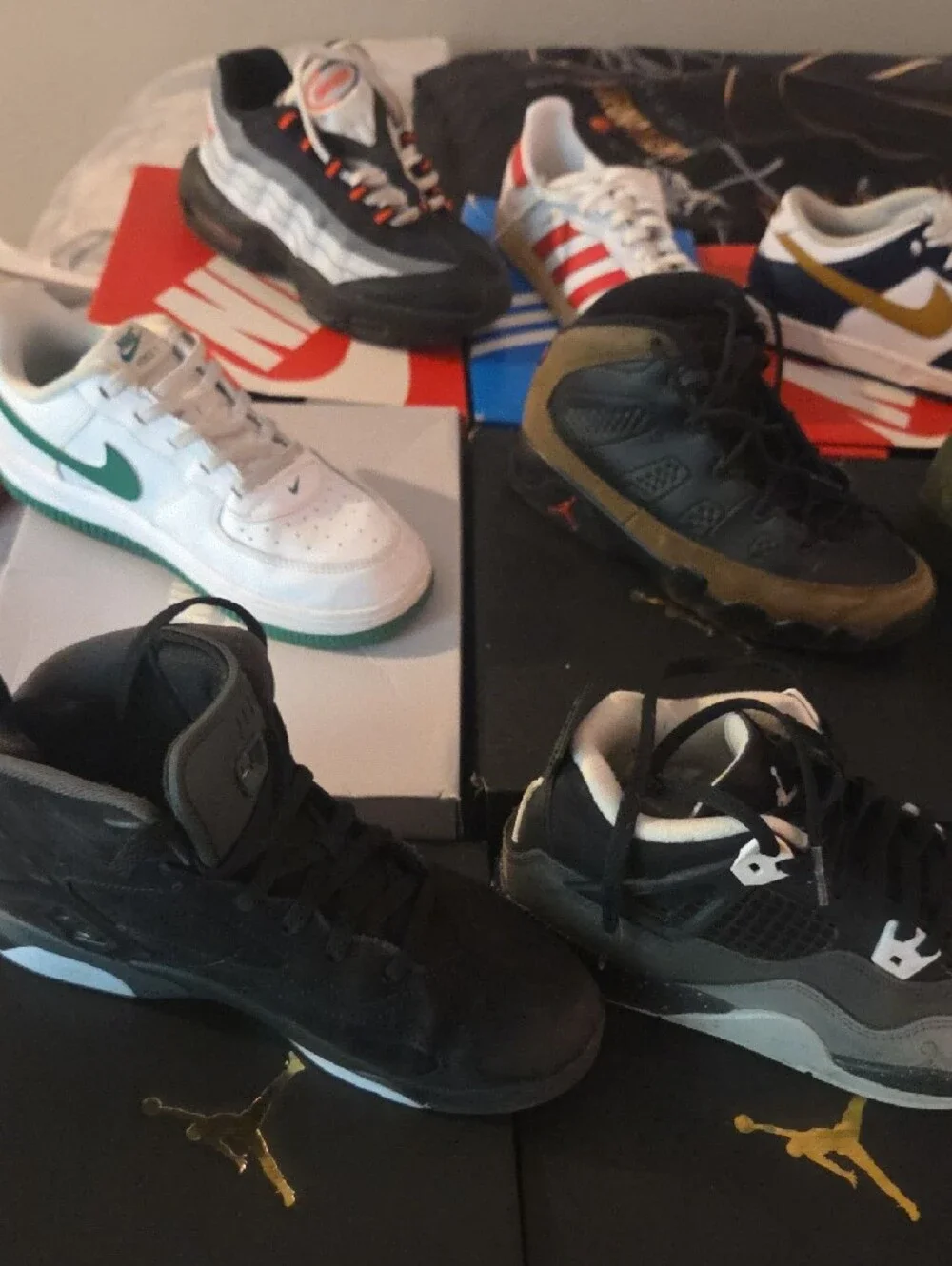 Boys Retro Jordans, Nike Air Max and New Balance
